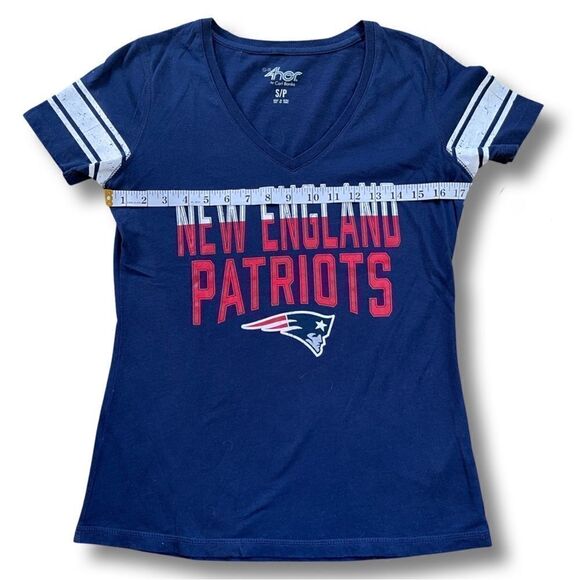 Women's G-III 4Her by Carl Banks Navy New England Patriots T-Shirt • SM • NWOT - Picture 6 of 9